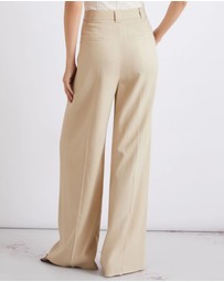 Marella - Twill Wide-Leg Trousers