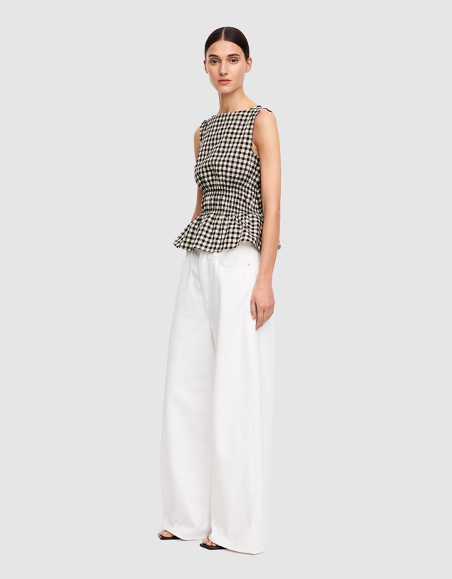 ARKET - Seersucker Smock Top