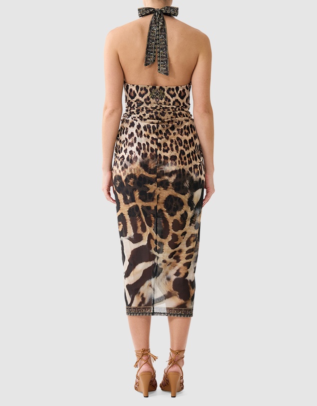 Camilla - Side Twist Jersey Dress