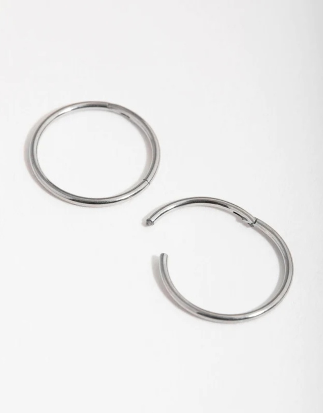 Lovisa - Surgical Steel Fine 10mm Sleeper Earrings