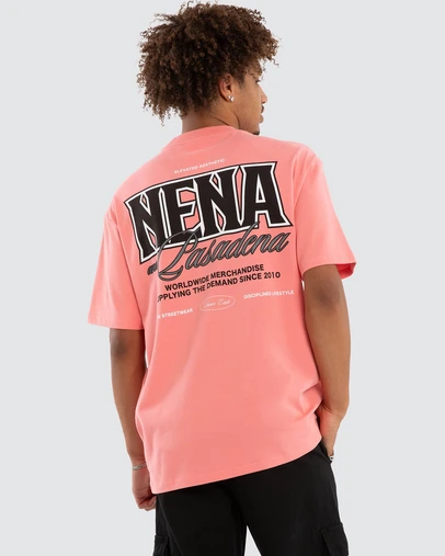 Nena & Pasadena - Fuchsia Box Fit Tee