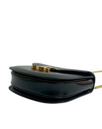 Pre-Loved by Azura Reborn - Pre-Loved Teen Shiny Calfskin Triomphe Besace Clea Chain Crossbody