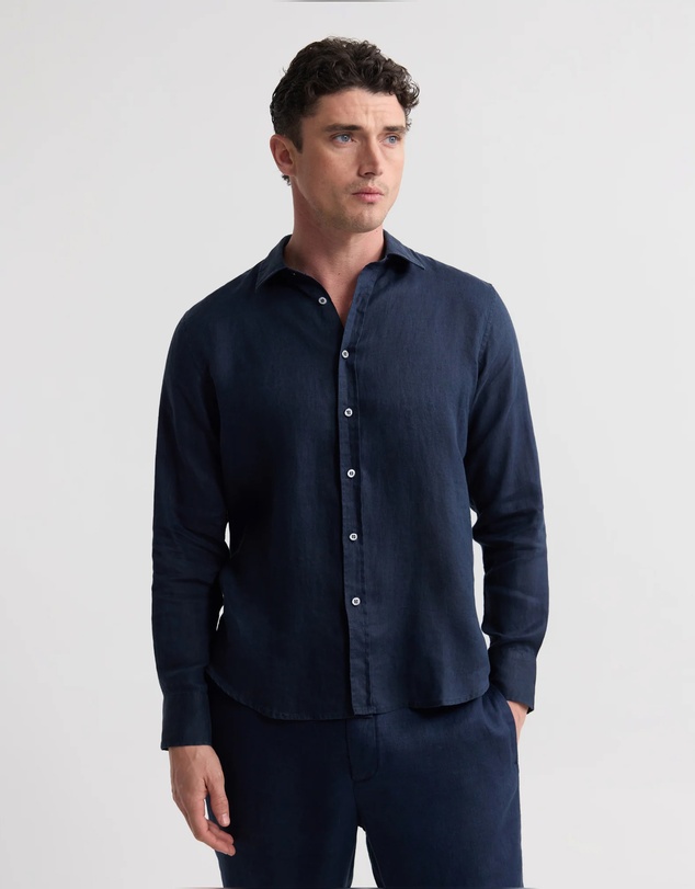 Oxford - Cooper Ls French Linen Shirt