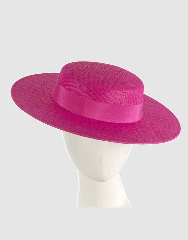 Max Alexander - Fuchsia Boater Hat