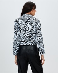 Honey and Beau - In the Groove Crop Jacket