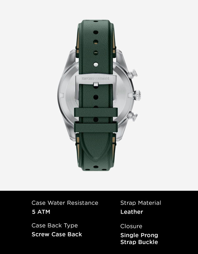 Emporio Armani - Green Chronograph Watch