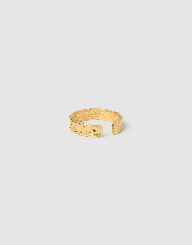 Arms Of Eve - Eros Gold Textured Ring - Medium