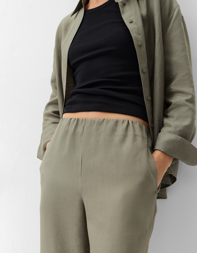 UNISON - Essential Linen Wide Leg Pant