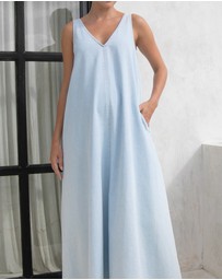Soon Maternity - Emily Denim Maxi Dress