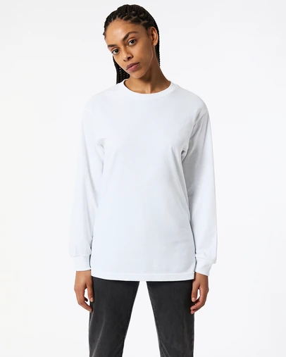 American Apparel - Unisex Long Sleeve Crew Neck T-Shirt