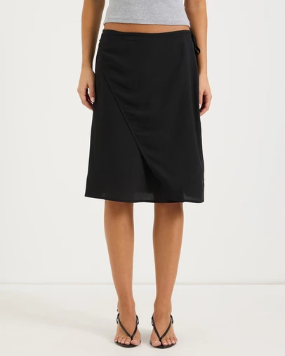 Calli - Mandy Waist Tie Midi Skirt