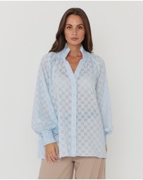 ALEXANDRA - Rean Blouse Light Blue