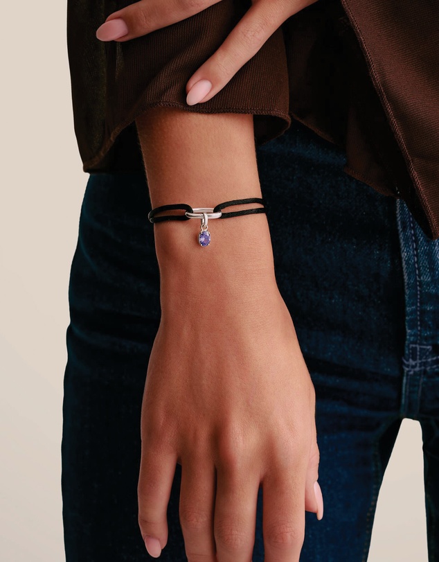 THOMAS SABO - THOMAS SABO Connect Charm Birthstone February