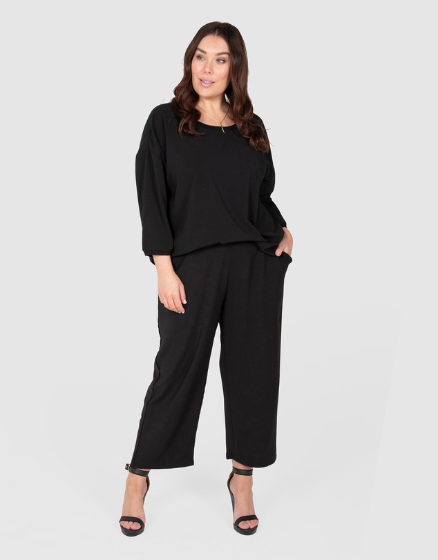 Love Your Wardrobe - Livia Crop Straight Leg Pants