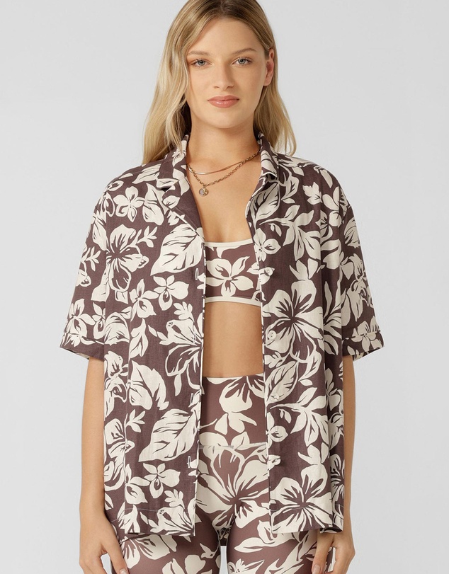 Lorna Jane - Hibiscus Weekend Shirt