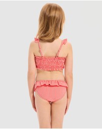 Seafolly - Gingham Shirred Bikini - Kids