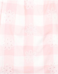 Bebe by Minihaha - Lara Cutwork Check Dress - Kids