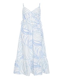 City Chic - Plus size Ari Maxi Dress - blue print