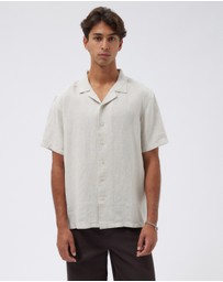 AERE - Linen Camp Collar Shirt