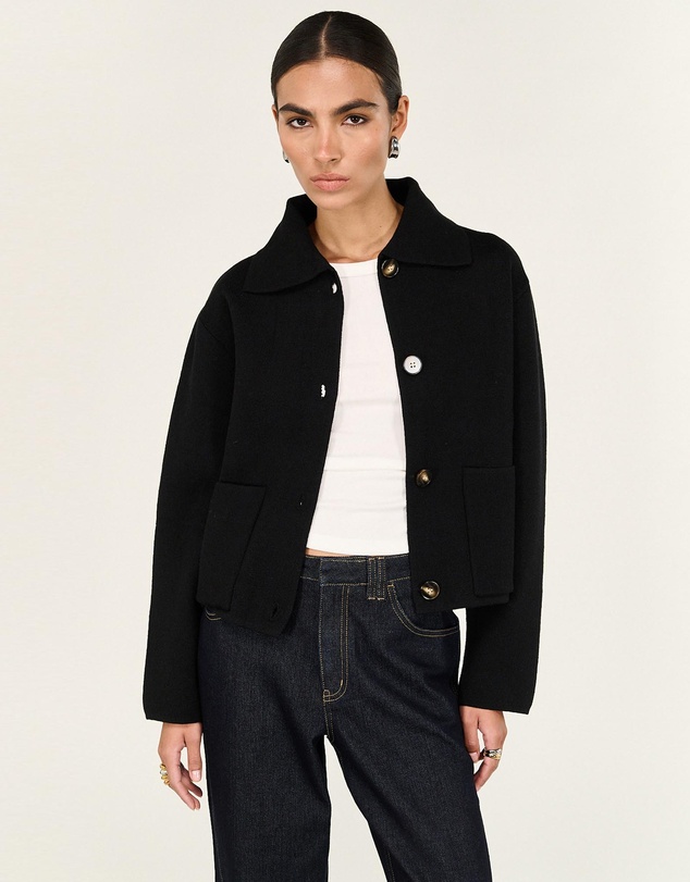 Staple the Label - Aura Knit Barn Jacket