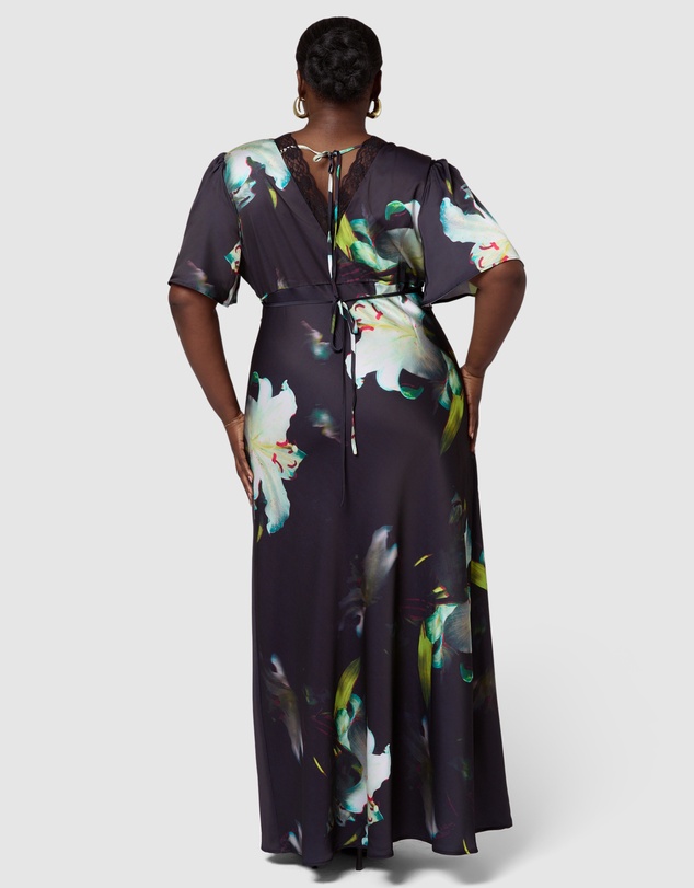 Pink Dusk by Curve Project - Electric Vibe Maxi Dress