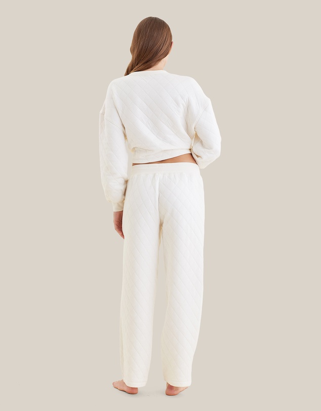 Papinelle - Quilted Cotton Straight Leg Pant