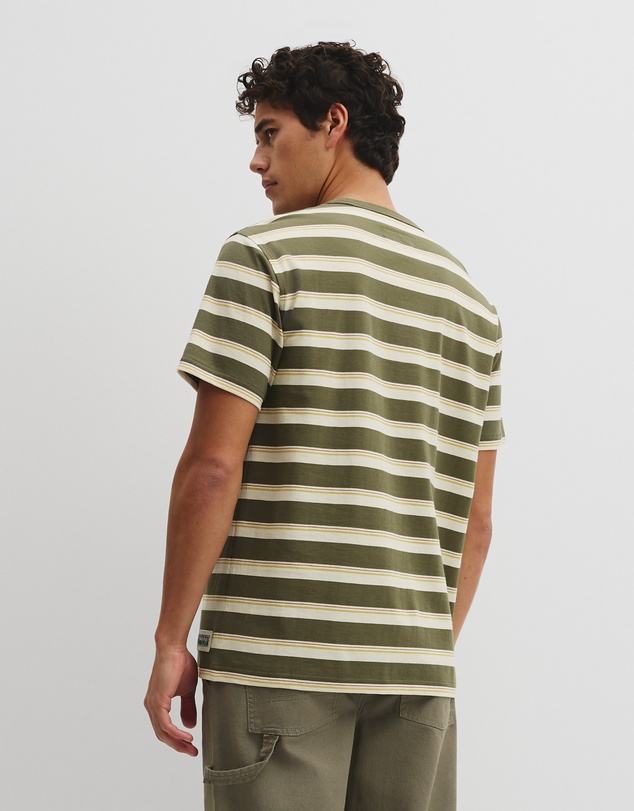 Country Road - Australian Cotton Stripe Workwear T-shirt