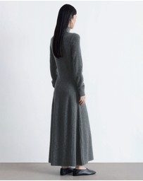 & Other Stories - Merino Wool Turtleneck Maxi Dress