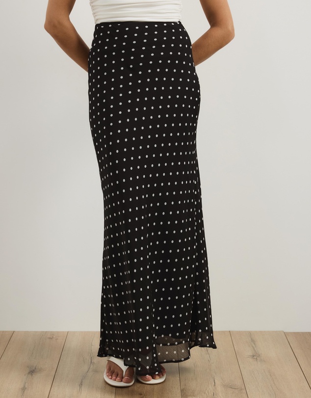 Atmos&Here - Quinn Polka Dot Maxi Skirt
