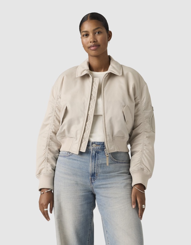Levi's - Bowie Cropped Bomber Jacket