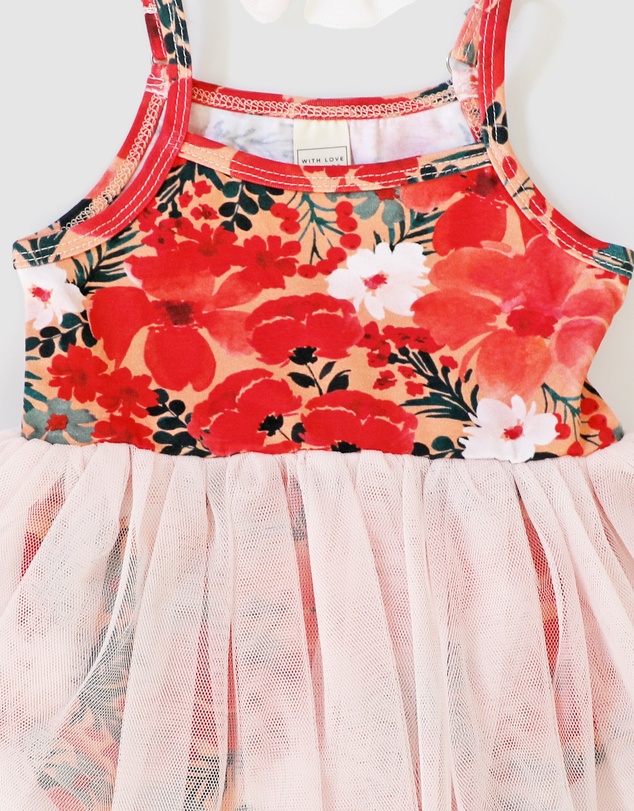 WITH LOVE FOR KIDS - Tutu Onesie & Headband Set - Babies