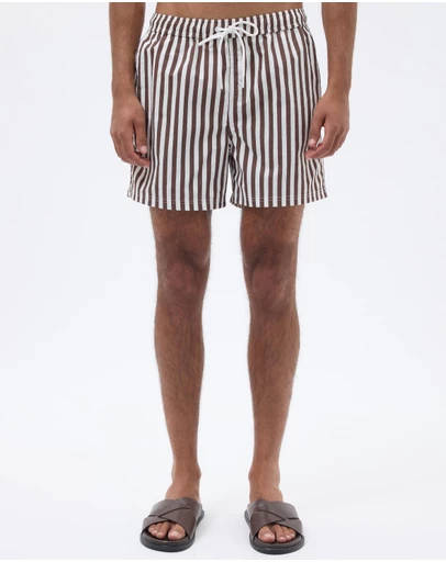 AERE - Stripe Swim Shorts