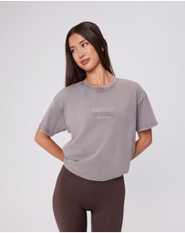 Upstate - Thrive Tee - Washed Cinder