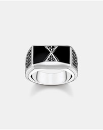 THOMAS SABO - Ring Pyramid Shape Black