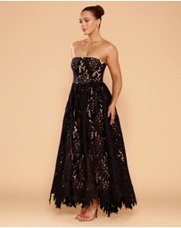 CATHERINE FERRARO - Grace Strapless Lace Gown