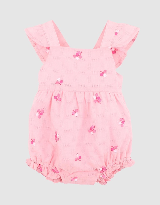 Fox & Finch - Summer Vacay Embroidered Overall - Babies-Kids