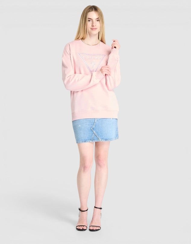 GUESS - Triangle Glitter Sweatshirt