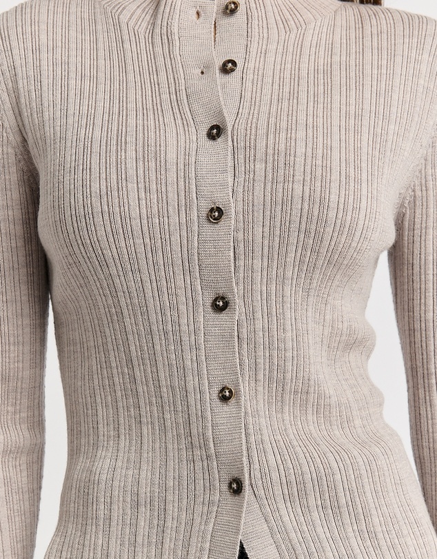 Toorallie - Variegated Rib Cardigan