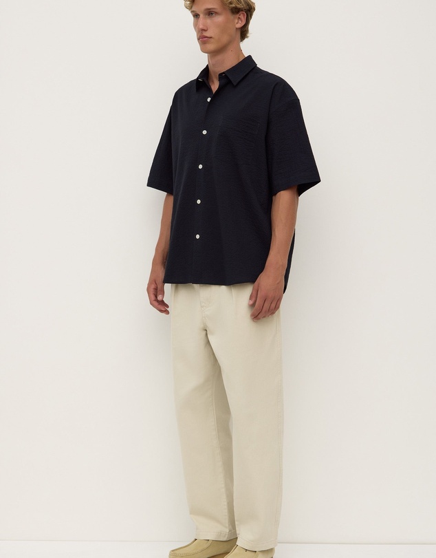 Revibe - Repaired Assembly Label Cotton Mens Shirts S/S