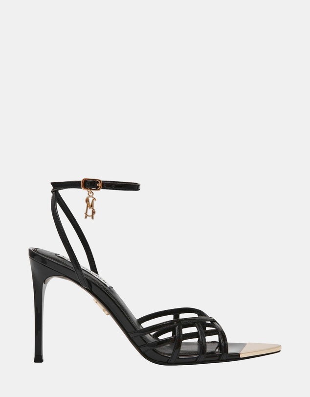 Steve Madden - Peepshow Black Patent Heels
