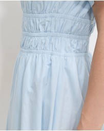 Calli - Danni Shirred Midi Dress