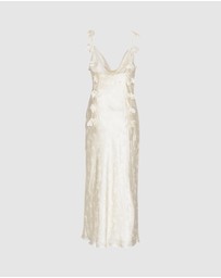 ROTATE - Satin Midi Dress