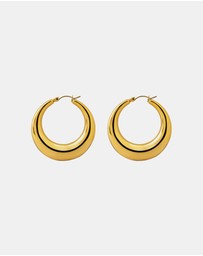 Zoe Olivia - Waterproof Dome Hoop Earrings