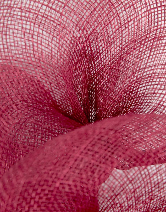 Max Alexander - Large Lilly Wine Flower Fascinator
