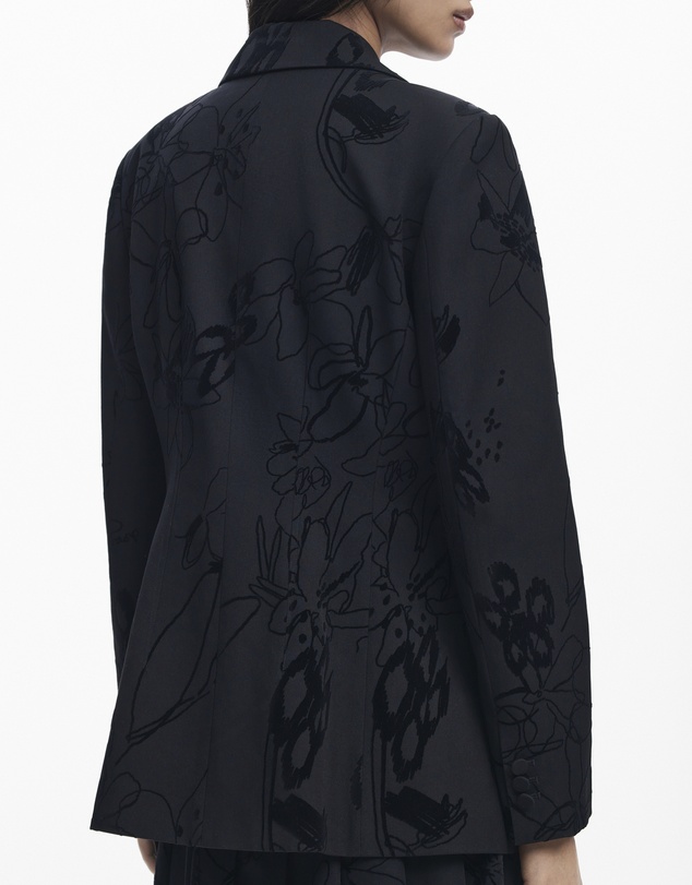 Desigual - Blazer With Velvet Details