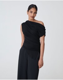 Forcast - Keeley Bamboo Split Hem Top