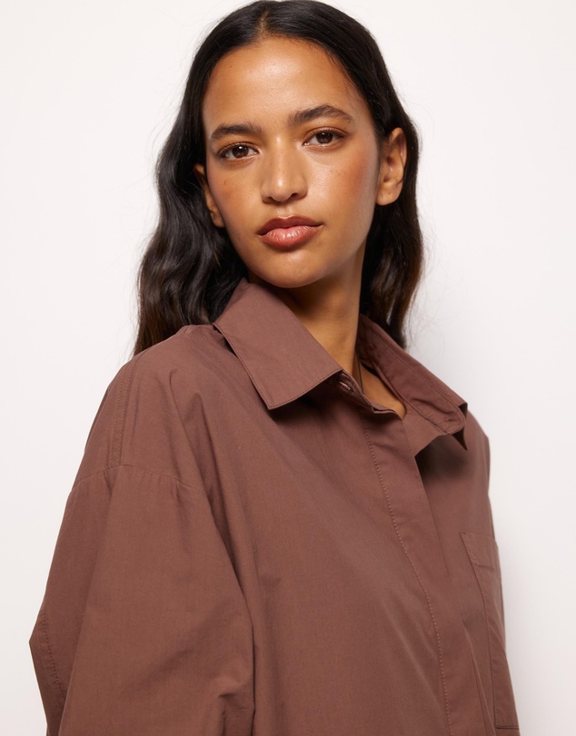 AERE - Della Cotton Oversized Shirt