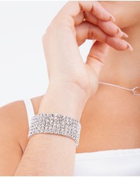 Lovisa - Silver Mixed Width Cup Chain Bracelet Pack
