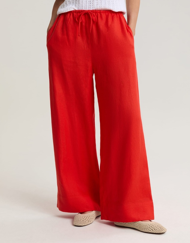 Sportscraft - Ariana Wide Leg Linen Pant
