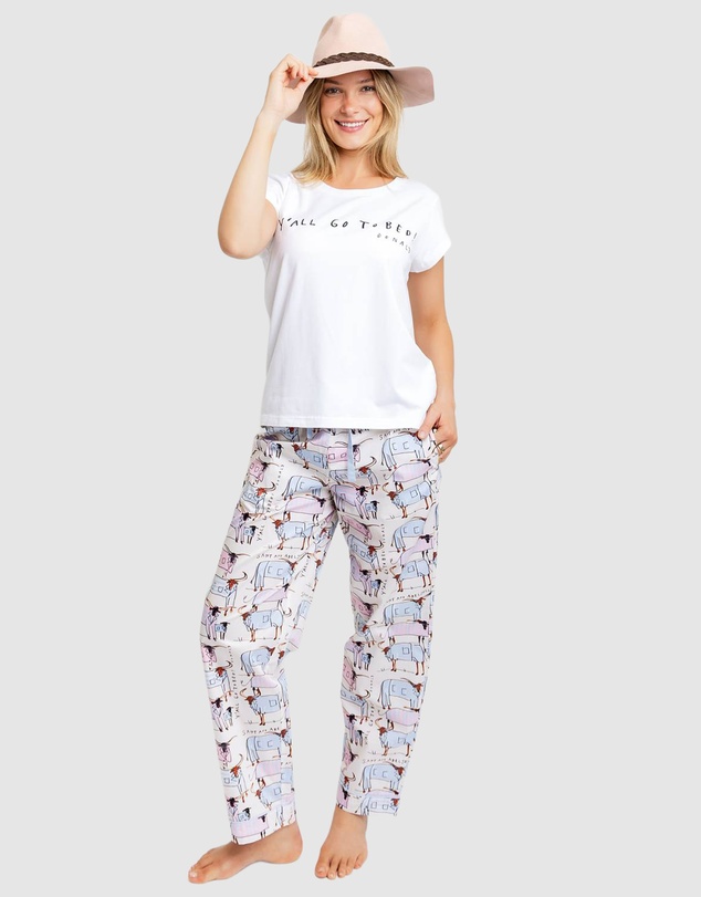 Sant And Abel - Women's Drawbertson Y'All Go To Bed T-Shirt